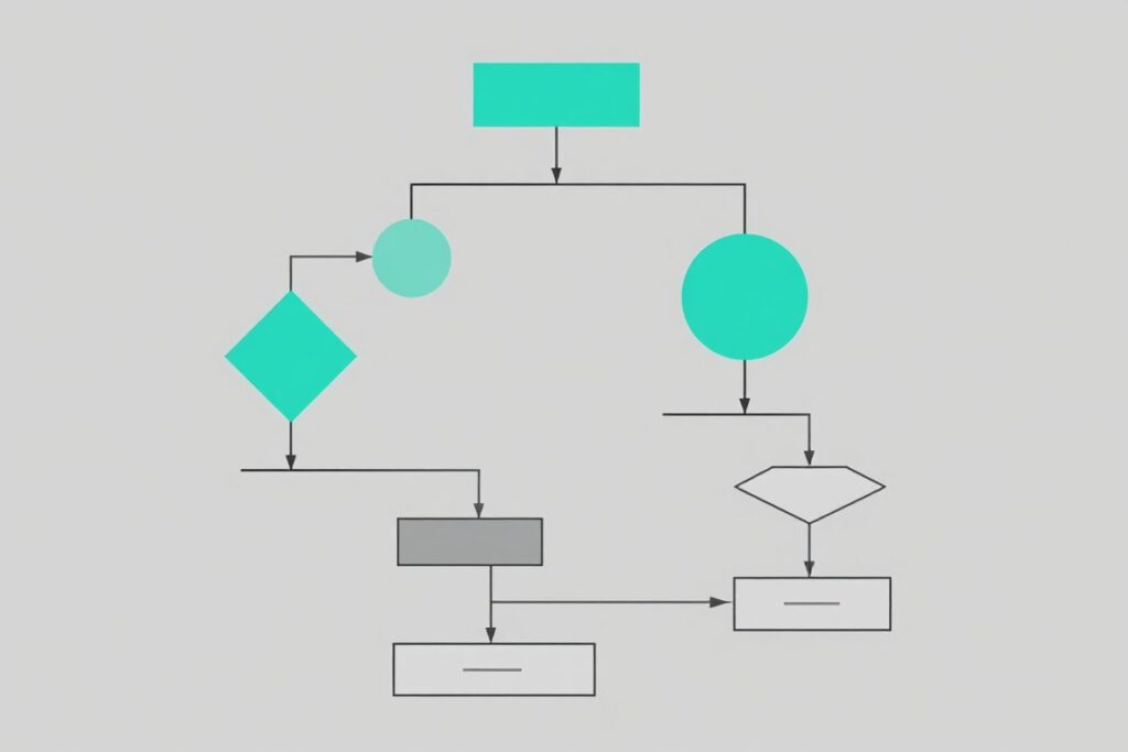 數據結構樹狀圖與算法流程示意