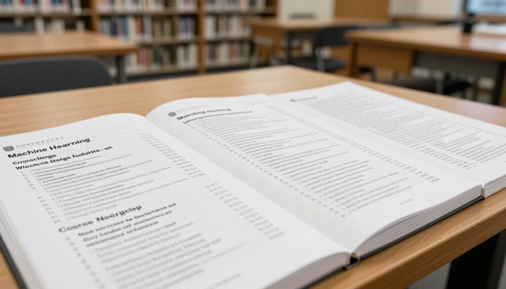 機器學習課程科目展示