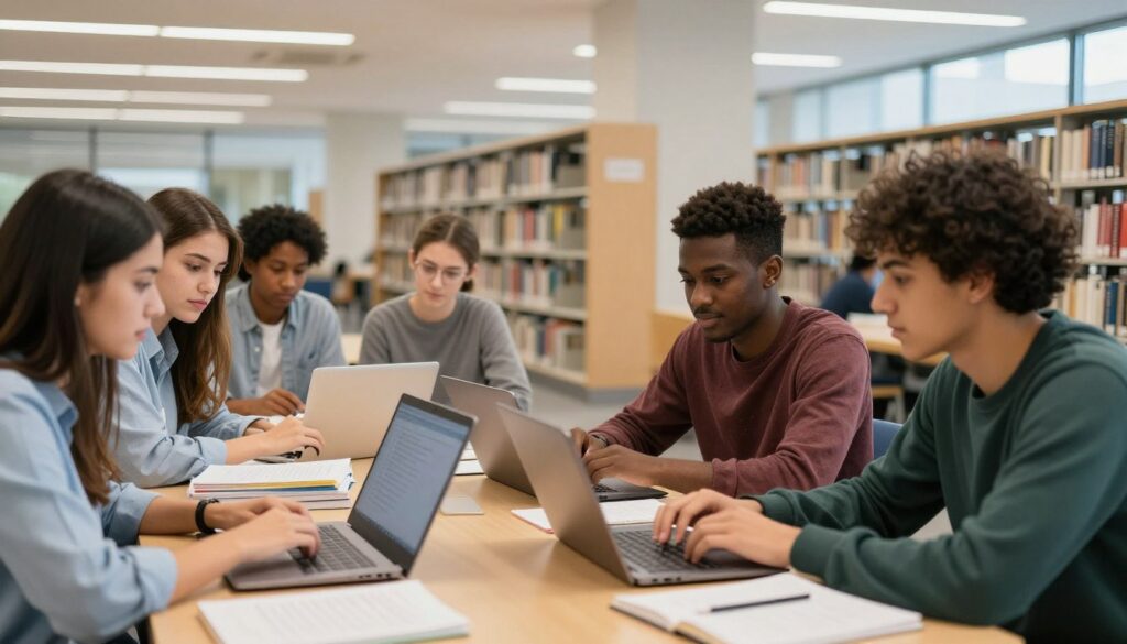 留學生學習場景