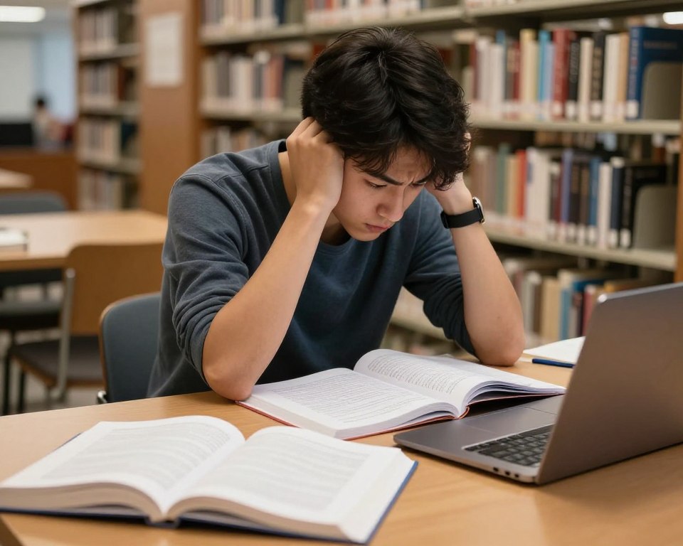 留學生學習統計學挑戰場景