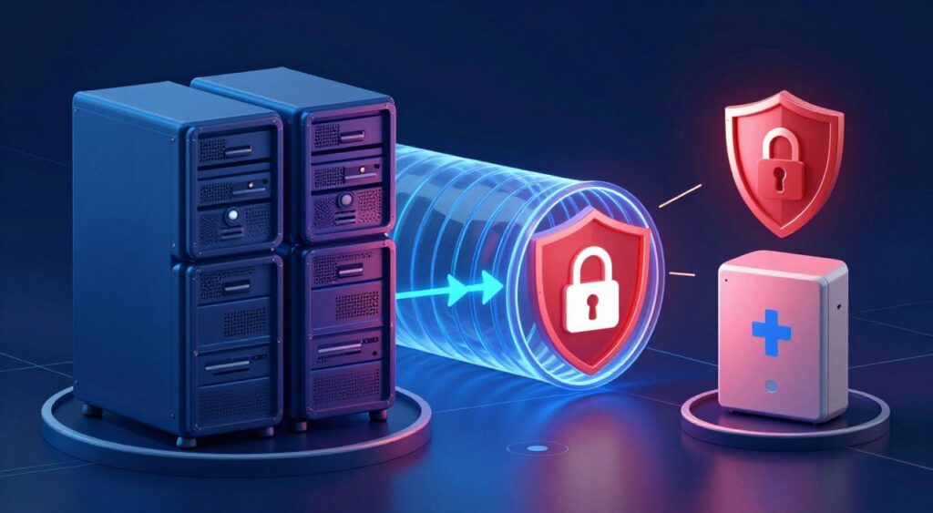 網絡安全防護示意圖