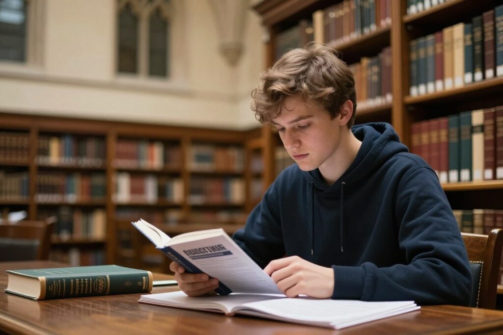 英國大學學生學習場景