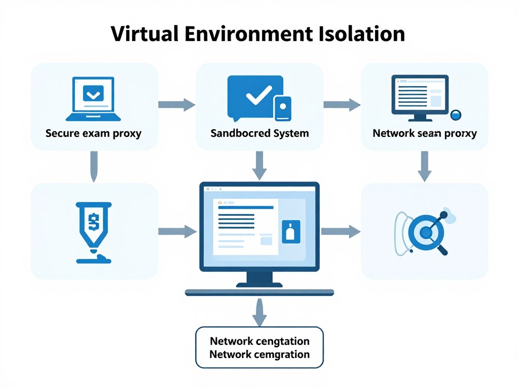 虛擬環境隔離技術示意圖