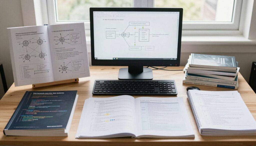 計算機科學多個學科領域的視覺化展示包含網絡拓撲圖
