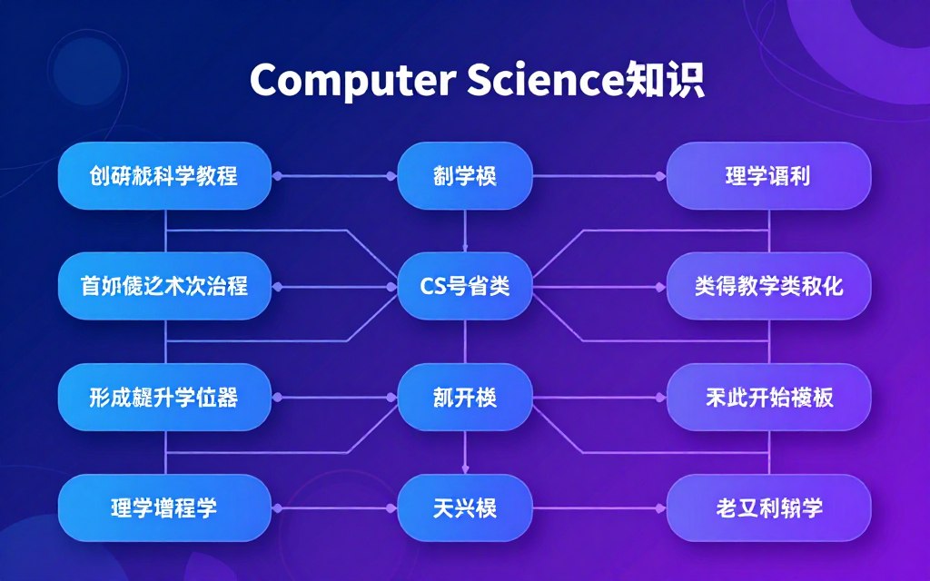 計算機科學多學科知識體系圖示