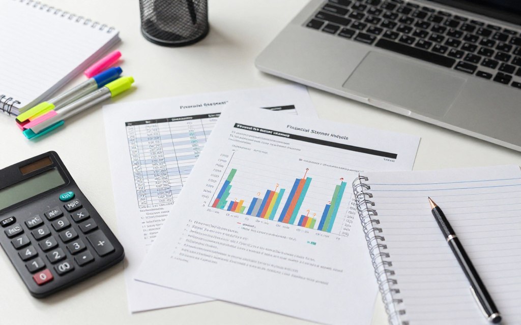 財務報表分析文件與比率計算工具