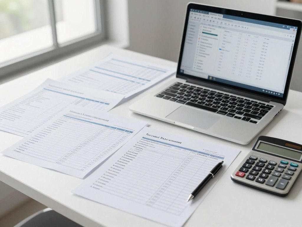 財務會計報表分析工作桌面場景