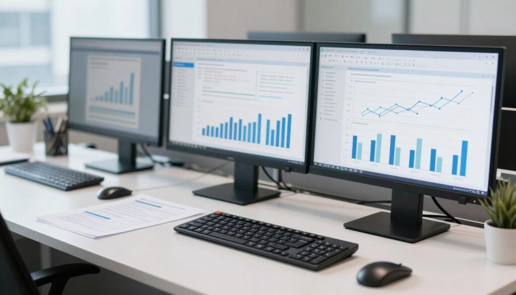 金融分析專業工作場景商業數據圖表