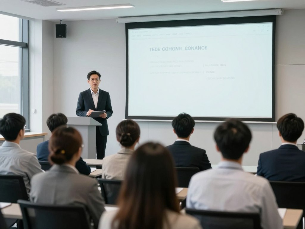 商業溝通場景,專業演講與簡報