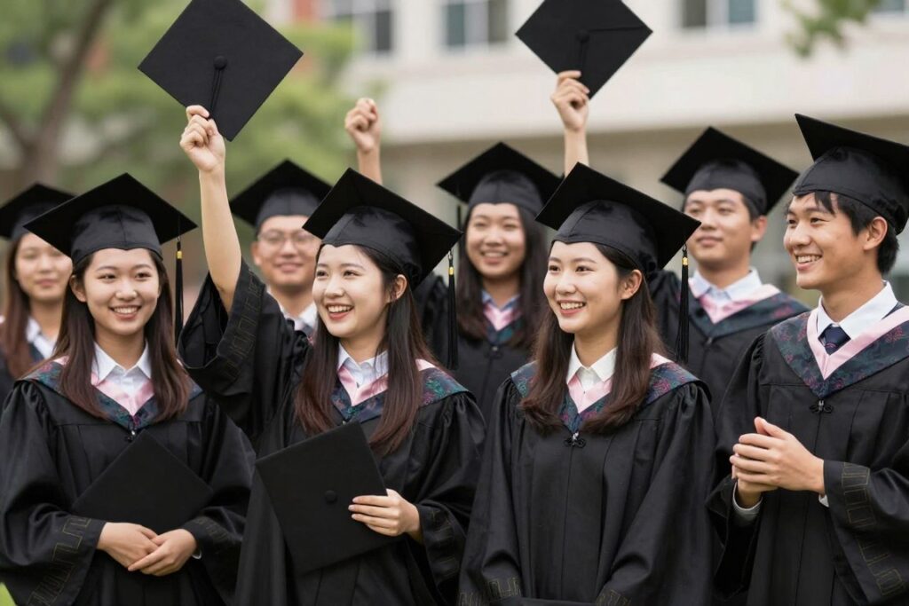 學生成功慶祝 學生成功慶祝