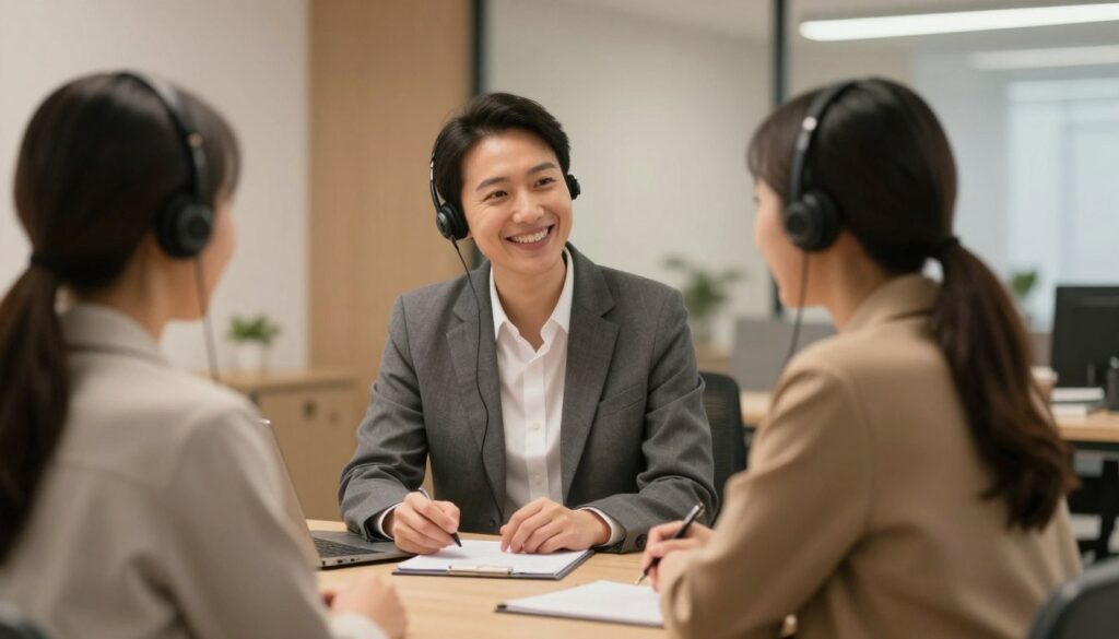 客戶服務場景,專業顧問諮詢過程