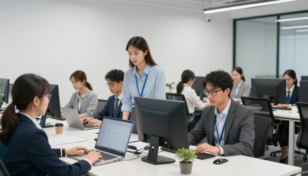專業學術支援團隊工作場景
