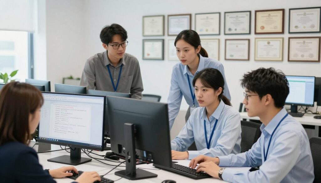 專業數學團隊工作場景 專業數學團隊工作場景