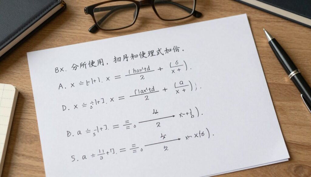 微分方程求解方法圖示與解題步驟