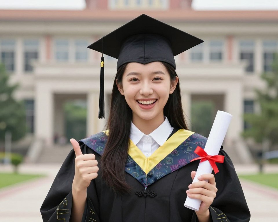 成功完成學業的留學生 成功完成學業的留學生