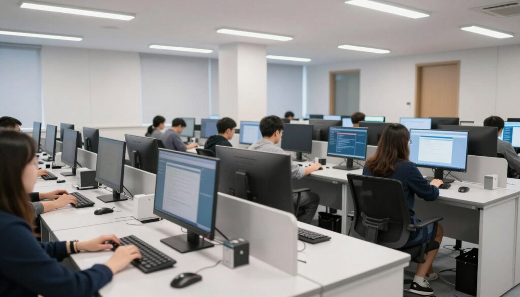 現代化考試環境與技術設備