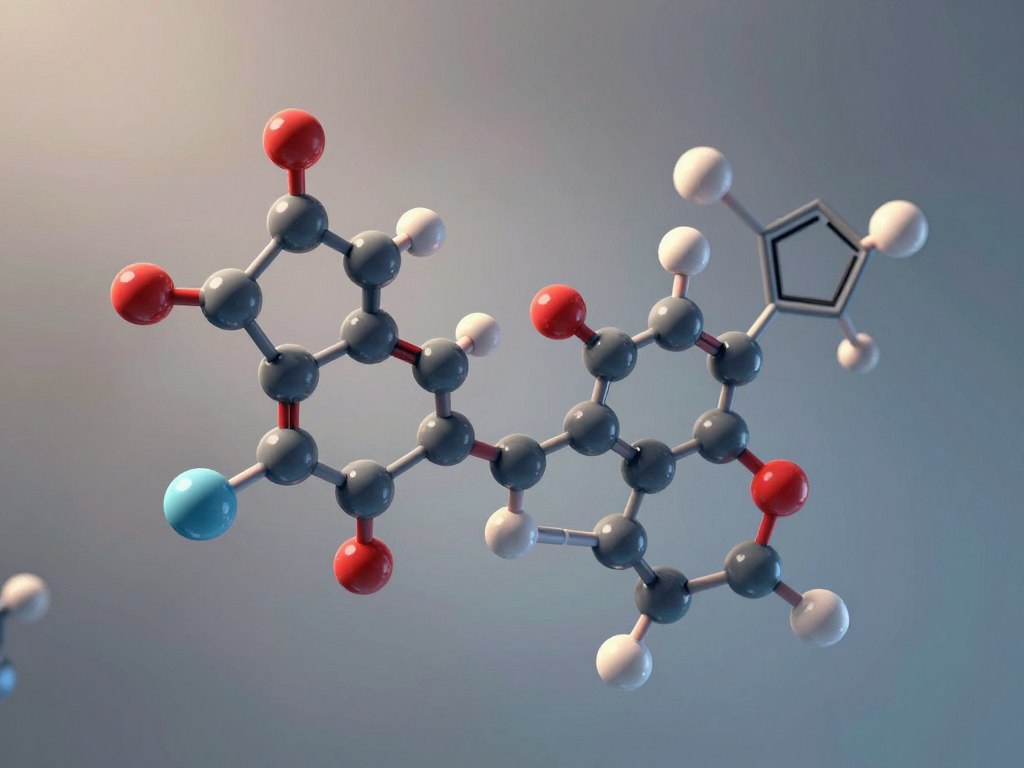 有機化學分子結構與反應機理示意圖